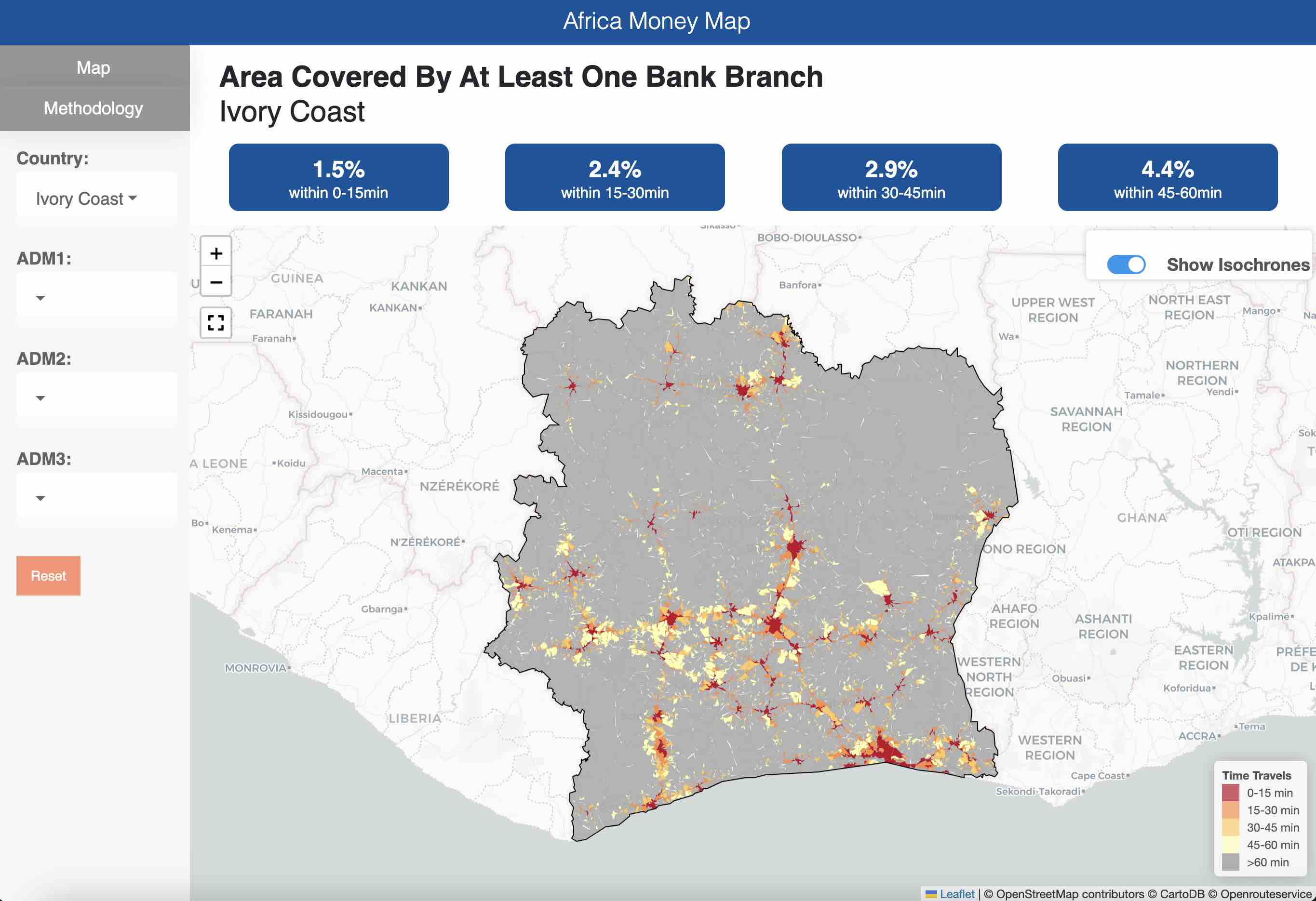Africa Money Map screenshot
